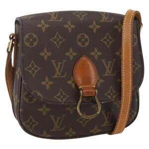 LOUIS VUITTON Monogram Saint Cloud MM Shoulder Bag M51243 LV Auth 160029